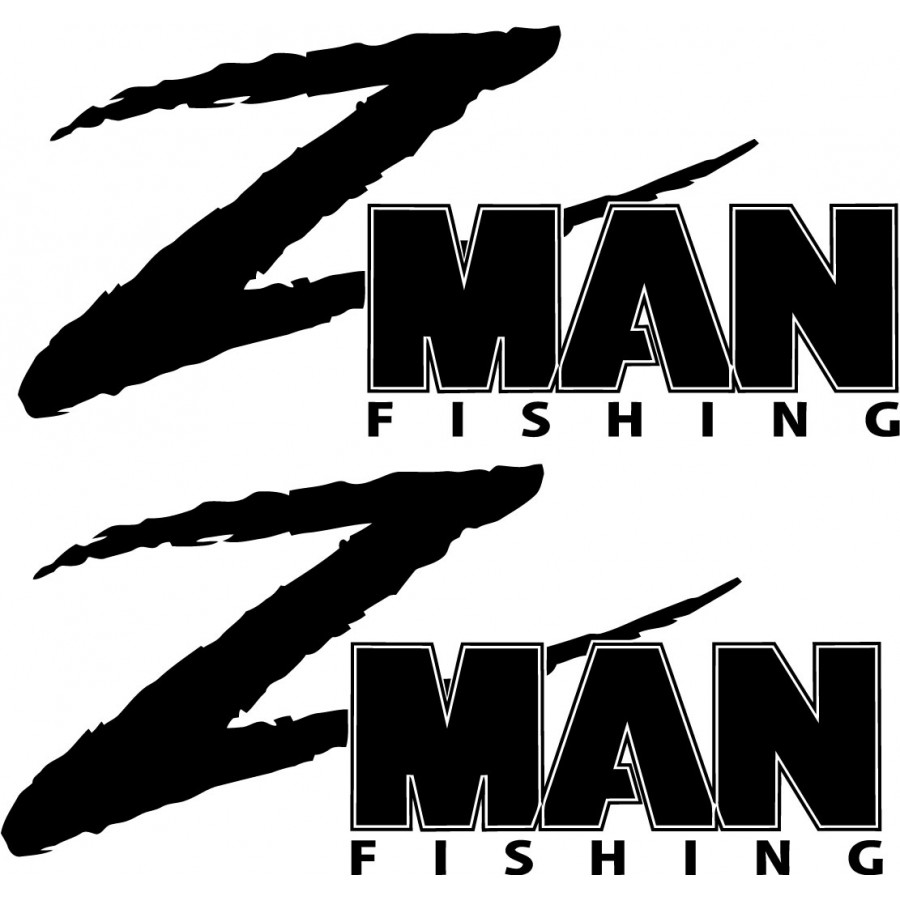 Z Man Fishing 29 Die Cut Decals Stickers - DecalsHouse