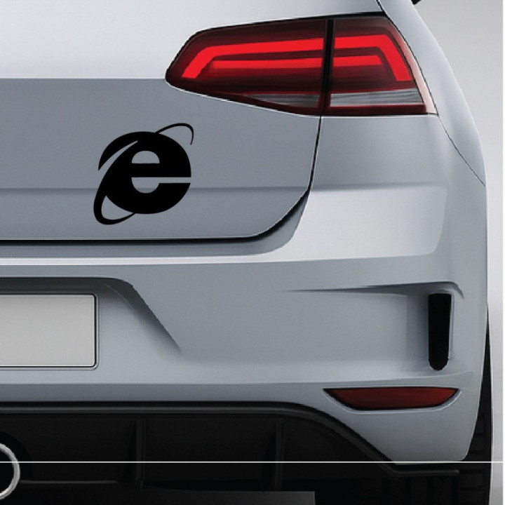 2x Internet Explorer Logo Sticker Decal Decal Stickers - DecalsHouse