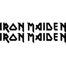 Iron Maiden Stickers – Heavy Metal Band Decals (2-Pack)