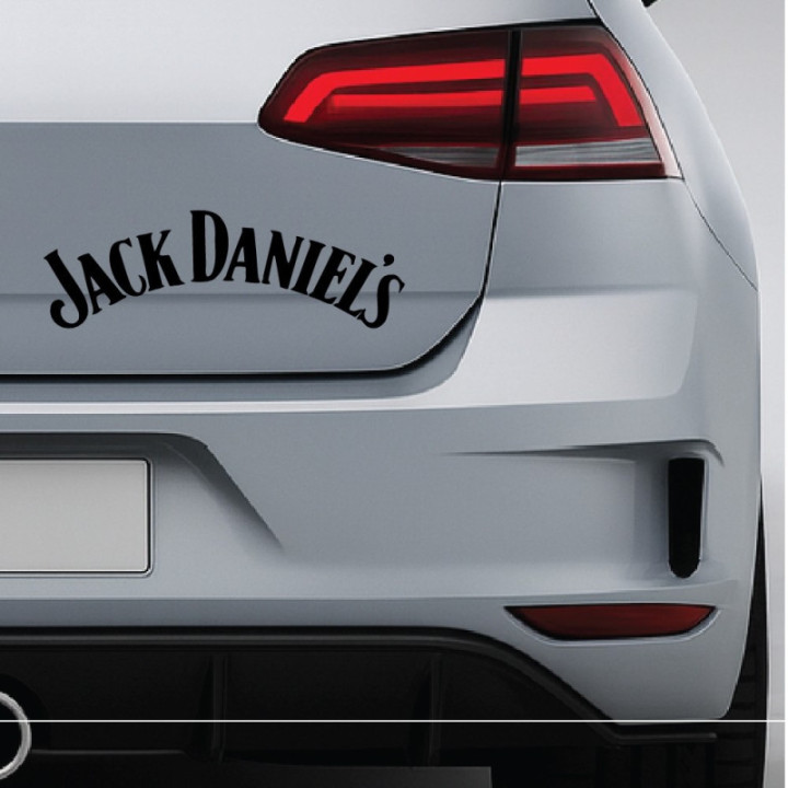 Jack Daniel’s Logo Vinyl Car Sticker 2-Pack
