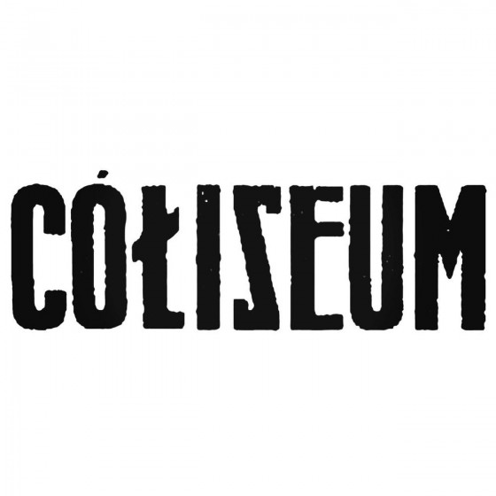 Coliseum Band Decal Sticker
