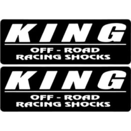 King Off Road Shocks Stickers – Baja Trophy Truck 4x4 Decals (2-Pack)