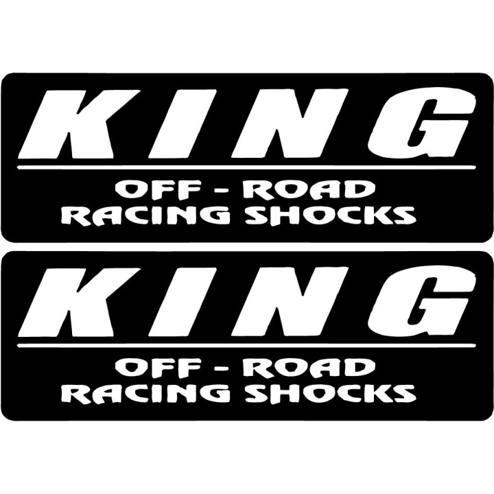 King Off Road Shocks Stickers – Baja Trophy Truck 4x4 Decals (2-Pack)