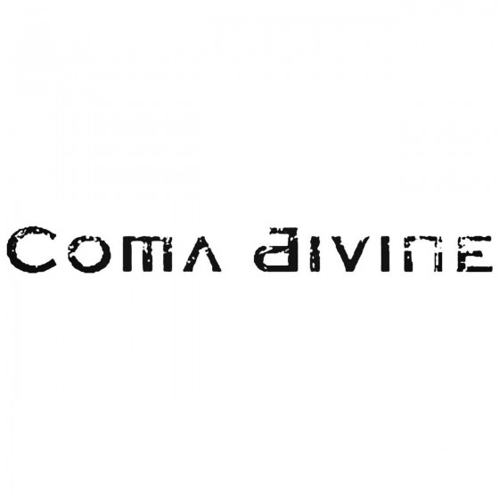 Coma Divine Band Decal Sticker