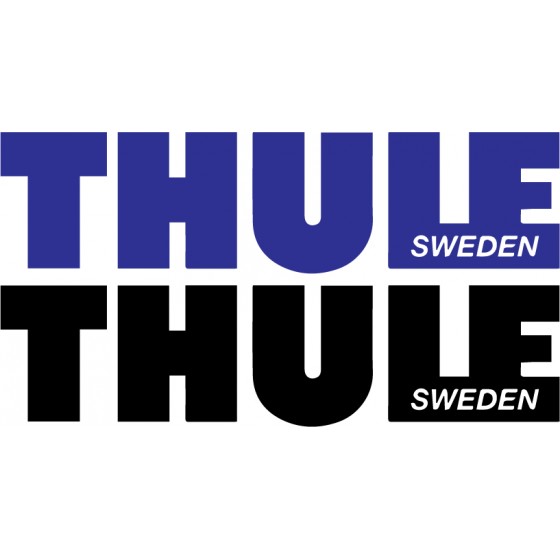 2x Thule Decals Stickers