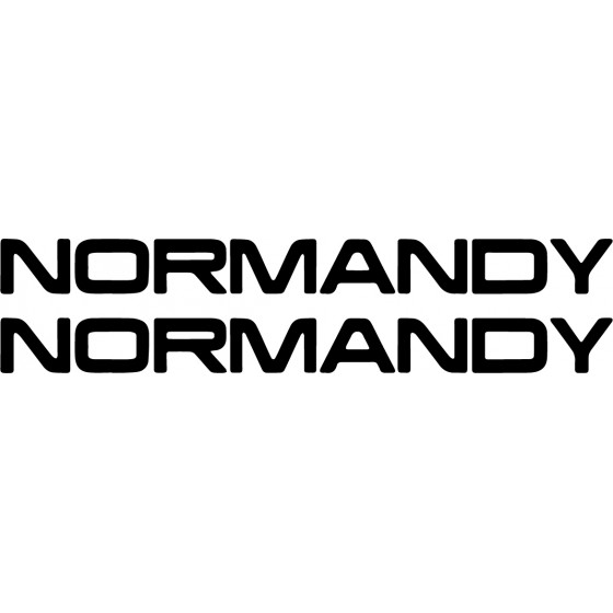 2x Normandy Sr2 Logo Mass...