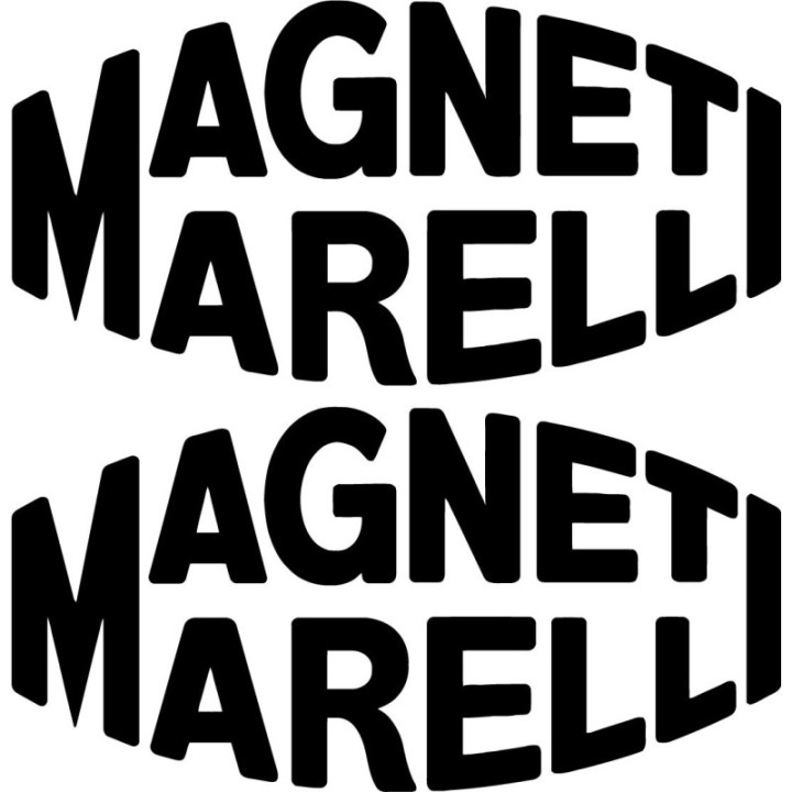 2x Magneti Marelli Logo Sticker Decal Decal Stickers - DecalsHouse