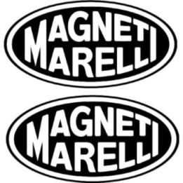 Magneti Marelli V2 Stickers – F1 Race Car Electronics Sponsor Decals (2-Pack)