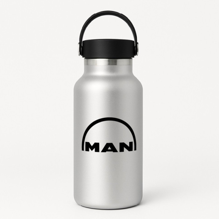 2x Man Logo V1 Racing Sticker Decal Decal Stickers - DecalsHouse