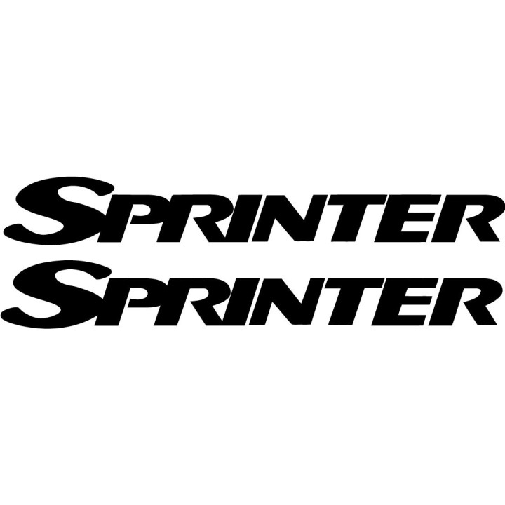 Mercedes Sprinter Stickers – Race Van Motorsport Transport Decals (2-Pack)