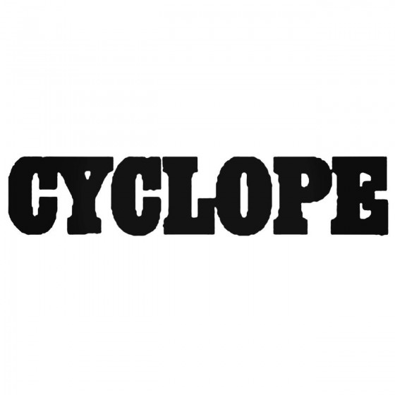 Cyclope Band Decal Sticker