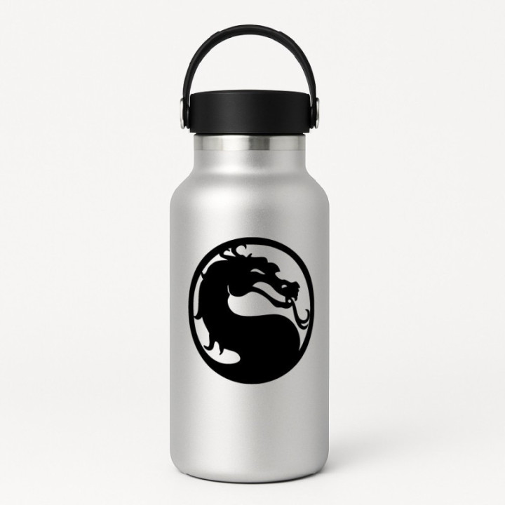 Mortal Kombat Dragon Logo Stickers – MK11 MK1 (2-Pack)