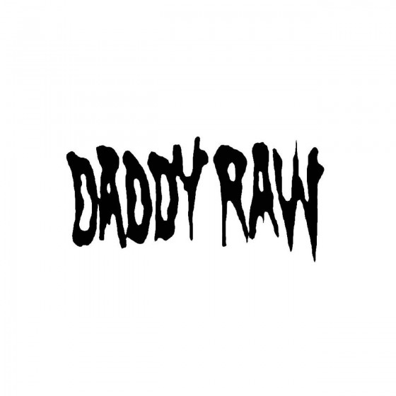 Daddy Rawband Logo Vinyl Decal
