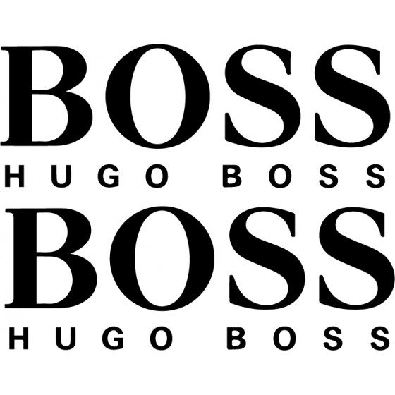 2x Hugo Boss 2012 Logo...