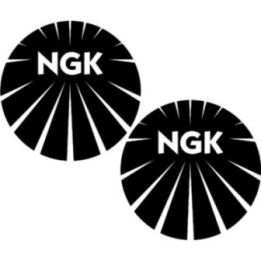2x Ngk Sparkplugs Logo V3 Racing Sticker Decal Decal Stickers - DecalsHouse