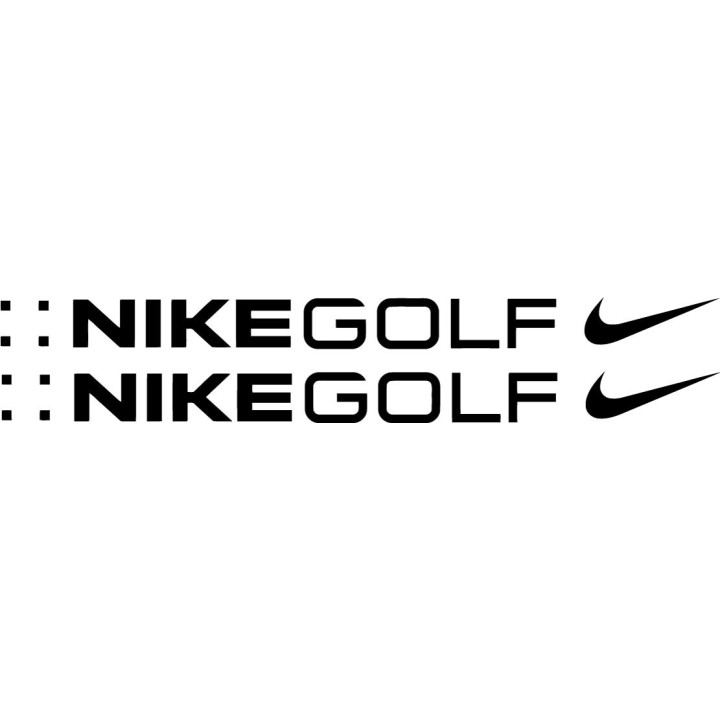 Nike Golf Stickers – Swoosh Golf Bag Cart Vinyl Decals (2-Pack)