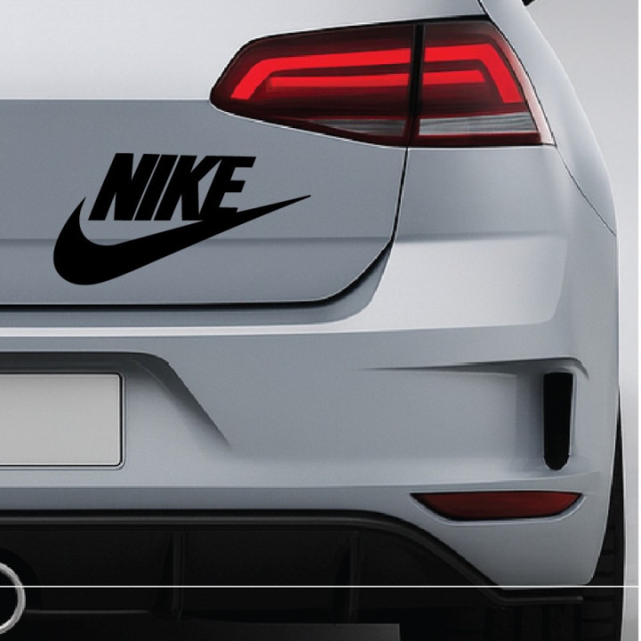 Nike Swoosh Stickers – Sport Gym Fitness Decals (2-Pack)