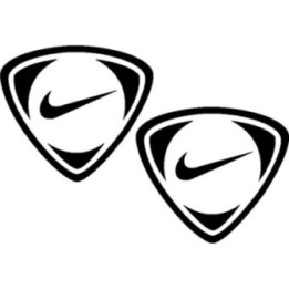 Nike Swoosh Shield Stickers – Football Badge Decals (2-Pack)
