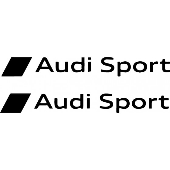 2x Audi Sport Vinyl Decals...