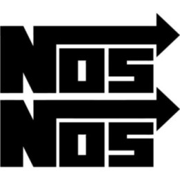 2x Nos Logo Sticker Decal Decal Stickers - DecalsHouse