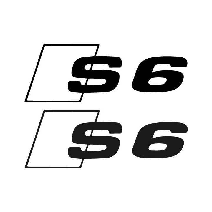 Buy Audi S6 2 Decal Sticker Online
