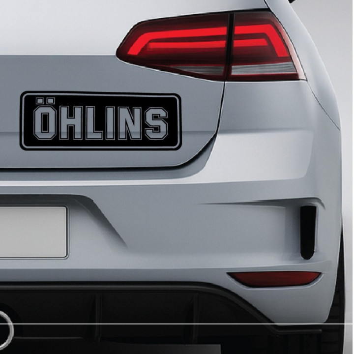 Öhlins Stickers – Fork Shock Suspension Racing Decals (2-Pack)