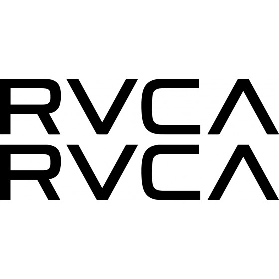 2x Rvca Text Surfing Decals...