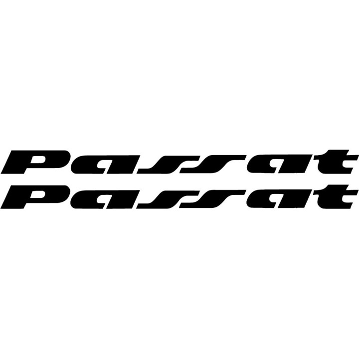 2x Passat Logo Sticker Decal Decal Stickers - DecalsHouse