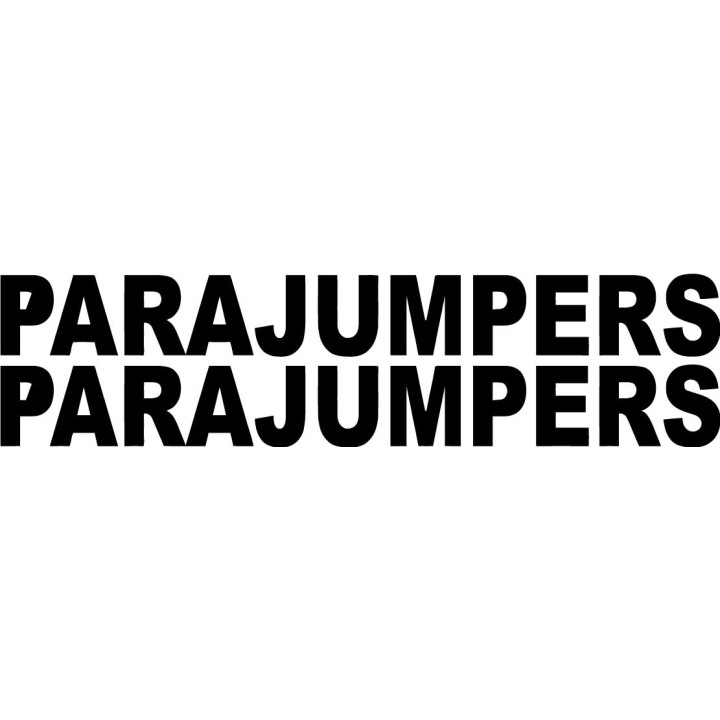 2x Pjs Parajumpers Logo Sticker Decal Decal Stickers - DecalsHouse