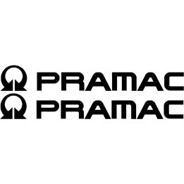 2x Pramac Logo V2 Racing Sticker Decal Decal Stickers - DecalsHouse