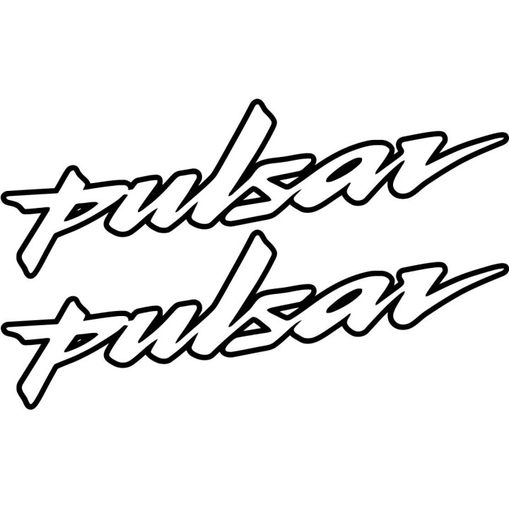 2x Pulsar Logo Sticker Decal Decal Stickers - DecalsHouse