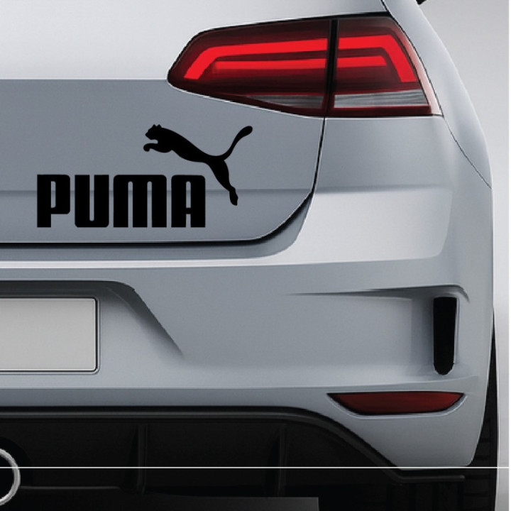 Puma Leaping Cat Stickers – Motorsport & Lifestyle Vinyl Decals (2-Pack)