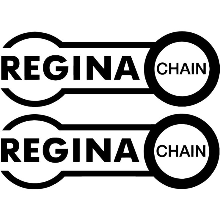 2x Ragina Chain Logo V1 Racing Sticker Decal Decal Stickers - DecalsHouse