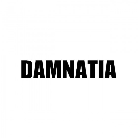 Damnatiaband Logo Vinyl Decal