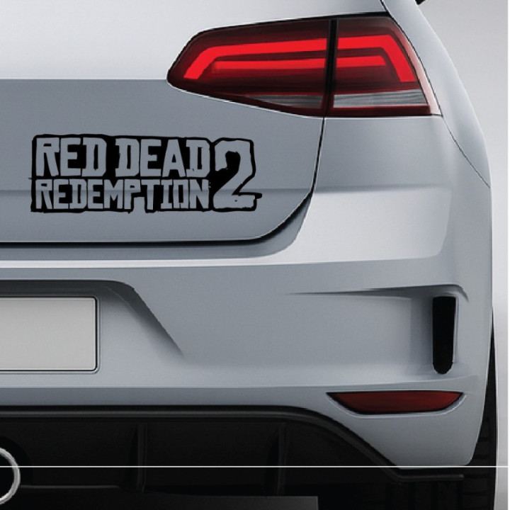 Red Dead Redemption 2 Stickers – RDR2 Decals (2-Pack)