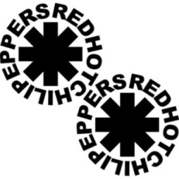Red Hot Chili Peppers Stickers – RHCP Logo Decals (2-Pack)