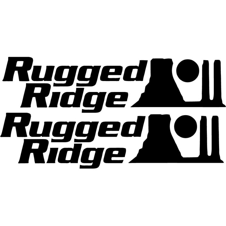 2x Rugged Ridge Sponsor Decal Sticker Decal Stickers - DecalsHouse