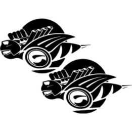 2x Rumble Bee Logo Sticker Decal Decal Stickers - DecalsHouse