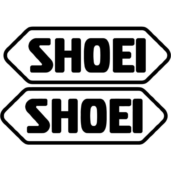 2x Shoei Logo V1 Racing Sticker Decal Decal Stickers - DecalsHouse