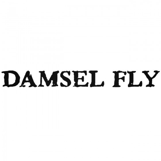 Damsel Fly Band Decal Sticker