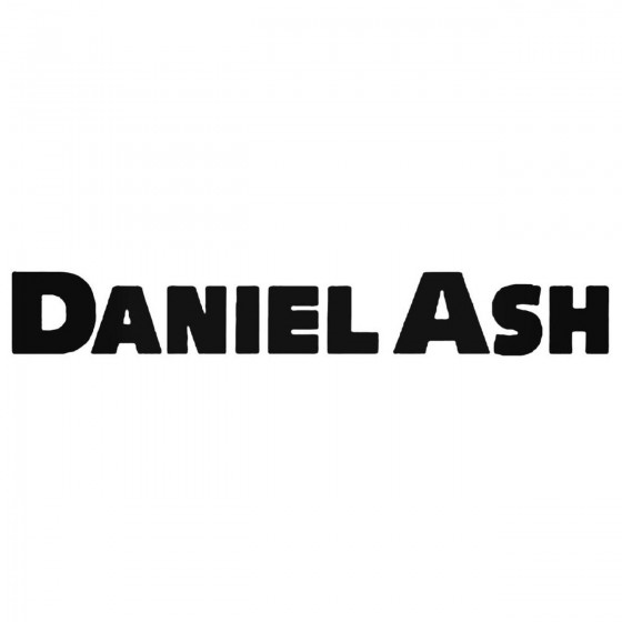 Daniel Ash Band Decal Sticker