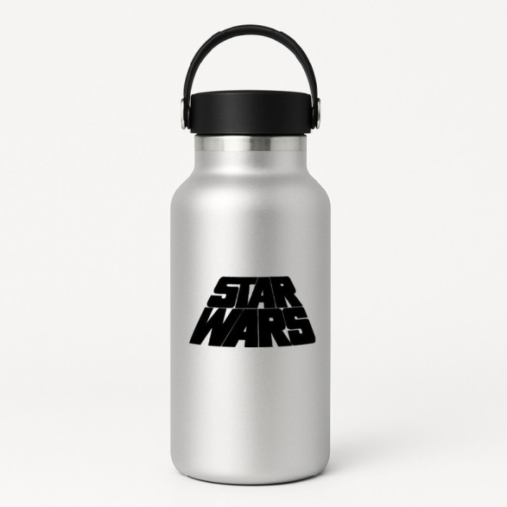 Star Wars Logo Stickers – Darth Vader Jedi Decals (2-Pack)
