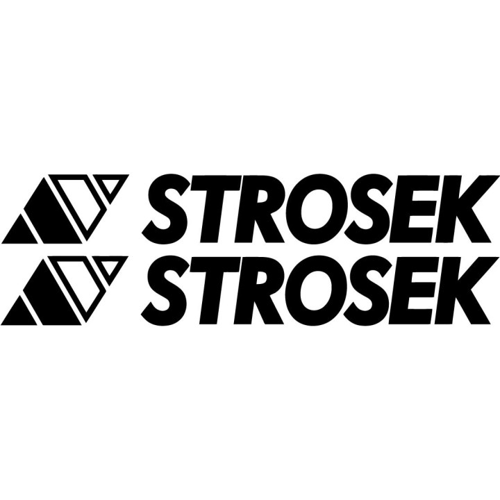 Strosek Stickers – Classic Porsche Tuner Decals (2-Pack)