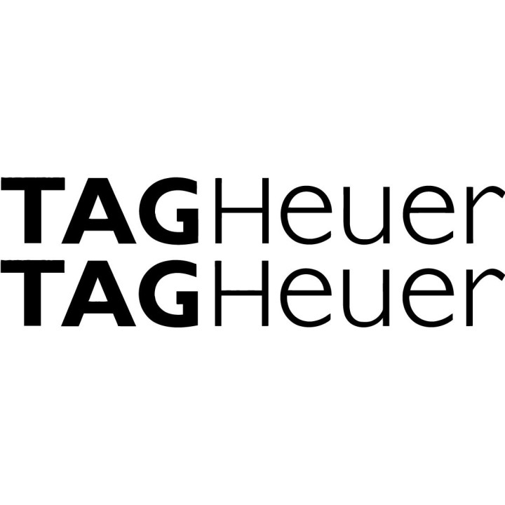 TAG Heuer Stickers – Swiss Watch F1 Racing Sponsor Decals (2-Pack)