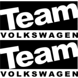 2x Team Volkswagen Sticker Decal Decal Stickers - DecalsHouse