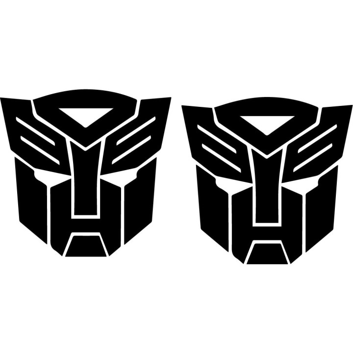 Transformers Autobot Stickers – Fan Build Decals (2-Pack)