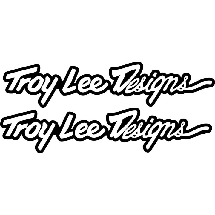 Troy Lee Designs Stickers – MX Motocross Helmet Racing Decals (2-Pack)