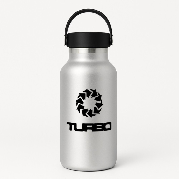 2x Turbo Logo Sticker Decal Decal Stickers - DecalsHouse
