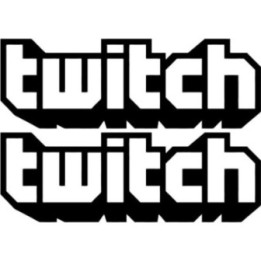 Twitch Stickers – Streamer Gaming Esports Decals (2-Pack)