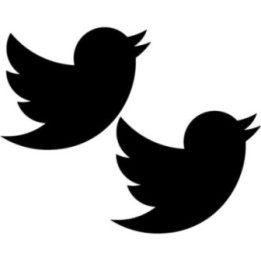 2x Twitter V2 Logo Sticker Decal Decal Stickers - DecalsHouse
